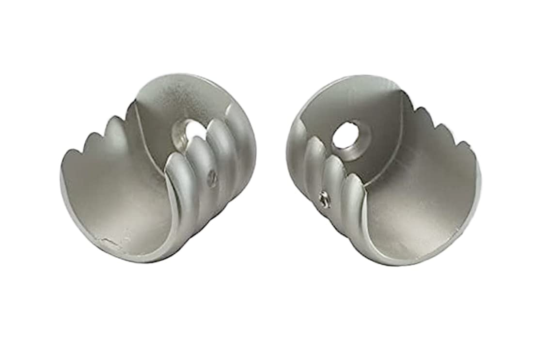 Beavorty Lot De 2 Embouts De Tringle à Rideaux Décoratifs En Fer Pour 28 Mm De Diamètre - Ajustement Universel Pour Les Maisons