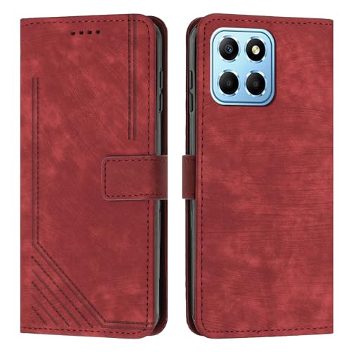 Protection Honor X8 5G portefeuille en cuir PU pour vos déplacements quotidiens