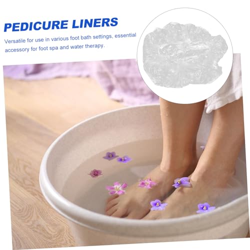 100 unidades de forros desechables para spa de pies miniatura 4