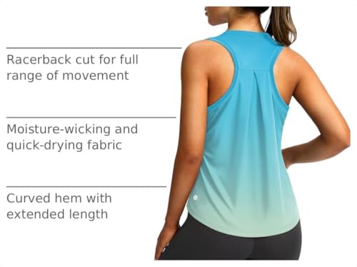 Image of G Gradual Women's Workout Tops Racerback Athletic Tank Tops