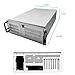 RackOwl 4U Server Chassis, Rackmount Server Case; 13x HDD Bays (10x3.5 & 3x5.25); E-ATX/CEB/EEB/ATX Motherboards; Fan: Front 2X 120mm, Mid 4X 80mm, Rear 2X 80mm; Front Lock, Size:16.8X 7.0X 25.0