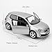 1:36 Volkswagen Golf GTI Toy Car, Diecast Pull Back Model Car, Doors Open, Collection Kids Toy for Aged 3 and up, Gift Silver