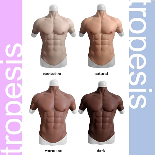 Silicone Muscle Chest Realistic Male Chest Vest Muscle Texture Skin Silicone2
