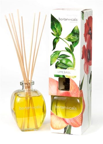 Scent Shop Botanicals - Reed Diffuser for Home Fragrance, Reed Diffuser Set, Fragrance Diffuser - 8 oz - Lime Basil