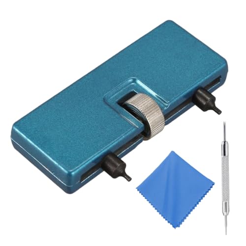 Herramienta Cambiar Pilas Reloj, 4 Piezas, Herramientas Para Abrir Relojes, Cambiar Correa Reloj, Aparatos Para Quitar Tapa De, Pasadores/Correas Desmantelar, Quitar Eslabones, con Paños de limpieza