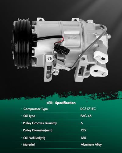Image of SCITOO AC Compressor Rapid Cooling for Nissan XTRAIL 2.5L for Nissan X-Trail 2.5L 2007-2014 AP175A9160CB81 92600JG300 92600JG30A DCS171EC Air Conditioning Compressor Fast Cooling