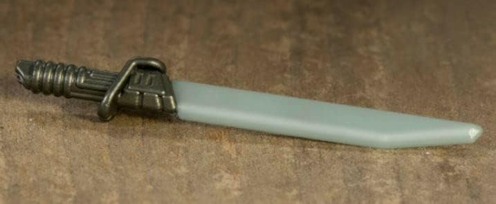 Miniatura 2 de BrickArms Sable de hoja oscura que brilla en la oscuridad arma recargada para minifiguras Star Galactic Wars