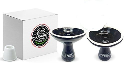 U Pick Color: Black Authentic Ultra Premium Beamer Xtra Wide Deep Funnel Style Bowl + Grommet + Beamer Smoke Limited Edition Sticker. Comes Bubble Wrapped in Box