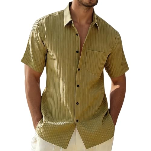 Chemise de plage légère pour homme la pièce boutonnée idéale pour vos vacances d'été