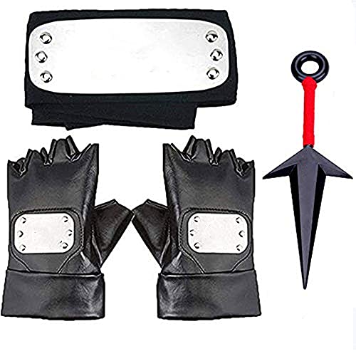 damdos Halloween Cosplay Prop for Headband, Cosplay Gloves Ninja Swords Cosplay Accessories