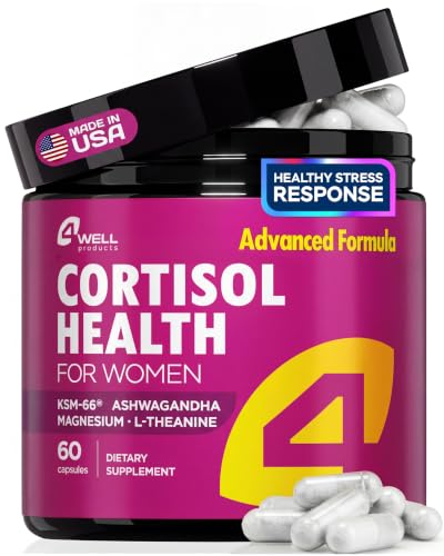 4Well Products KSM-66 Ashwagandha Cortisol Supplement