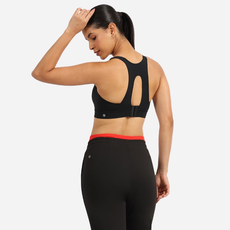 Image of BlissClub Women Nylon Blend The Ultimate Support Sports Bra | Detachable Straps | High