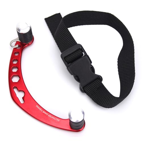 Remingtape FG - Máquina de anudar a mano anudada, cable de conexión, para pesca al aire libre, herramienta de viento rojo