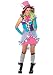 Leg Avenue Junior's 3 Piece Mayhem Hatter Costume, Multicolor, Medium/Large