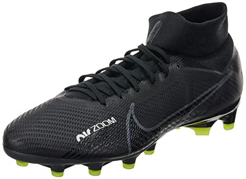 NIKE Zoom Mercurial Superfly 9 AG-Pro, Sneaker Hombre, Black Dk Smoke Grey Sumita de Tono Blanco, 44 EU