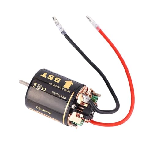 HERCHR Motores Eléctricos RC, Motor Sin Escobillas Universal 540 Modelo RC Motor De Coche 35T 45T 55T Modelo RC Accesorios De Coche para Camiones Grandes/Modelo De Coche De Escalada(55T)