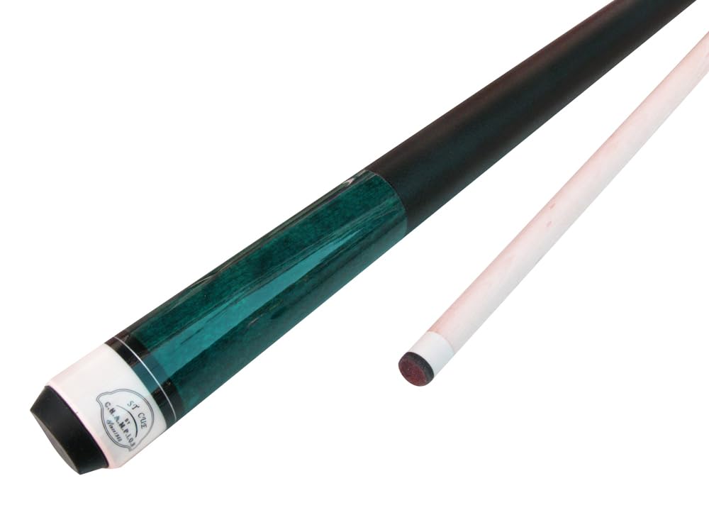 Champion Sport Co Billardqueue, 106,7 cm, 121,9 cm oder 132,1 cm, Junior-Größe, 132,1 cm lang, 510 g, Grün