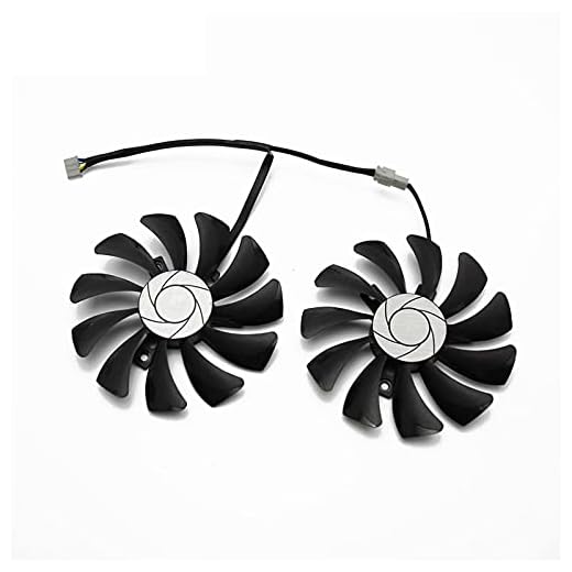 2pcs / set GTX 1060 P016 85mm VGA Cooler Fan för MSI GeForce GTX1060-6GT-OC Inno3D GTX 1060 6GB Video Grafik Kortkylfläkt