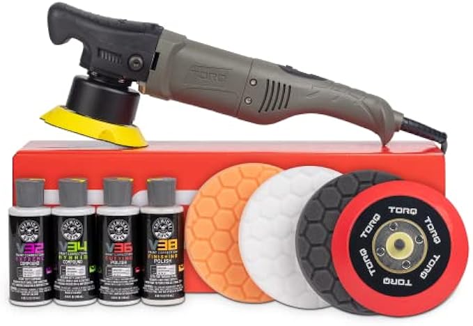 Chemical Guys BUF_501X 10FX Random Orbital Polisher Kit - 9 Items