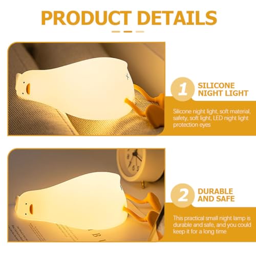 Lámpara de Noche LED de Silicona Recargable para Habitación miniatura 7
