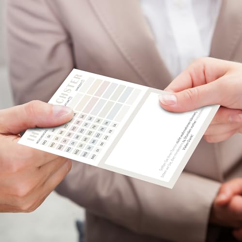 BIROYAL Terminzettel Praxis | 12 x Terminblock | ​Terminblöcke mit 600 Terminzetteln | DIN-A7 Terminzettel 7 Termine pro Zettel für Ärzte, Heilpraktiker, Physio, Massage, Studios, Kosmetik