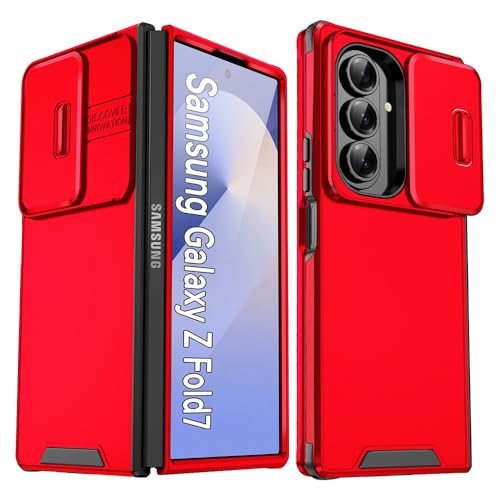 Coque rigide Samsung Galaxy Z Fold 6 rouge silicone contre les chutes