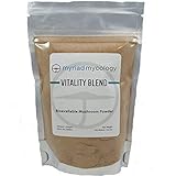 Myriad Mycology Vitality Blend - Mushroom Powder 5.2oz or 150g. 10 Medicinal Mushroom Powders. Lions Mane, Cordyceps, Turkey Tail, Reishi, Chaga, Maitake, Shiitake, Blazei, Agarikon, and Mesima Sang-Huang