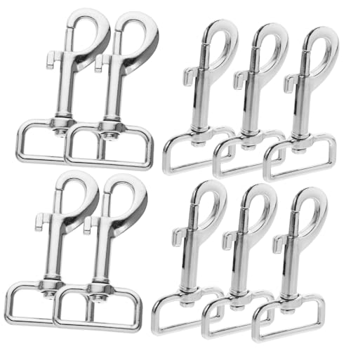 SUPVOX 10pcs Heavy Duty Leash Swivel Snap Hooks Bolt Snaps for Dog Leashes Key Chains and Pet Accessories Easy to Use High-Strength Material