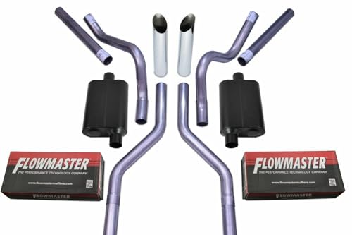 Truck Exhaust Kits 2.5' Dual Exhaust Kit with...