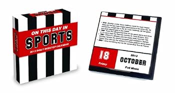 Calendar On This Day in Sports Calendar Book