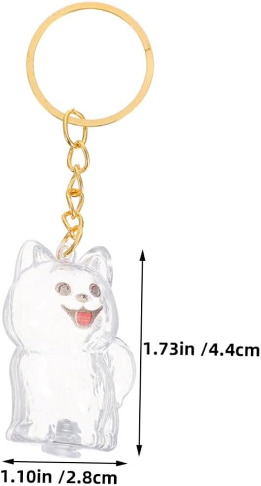 Luxshiny PET Hair Remembrance Box View, 2pcs ABS Keychain image 2