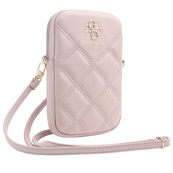 CG MOBILE Guess etui na telefon komórkowy GUWBZPSQSSGP różowa Zip Quilted 4G