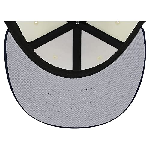 Image of Lids Blank Premium Full Court w /Colored Under Visor Fitted Cap