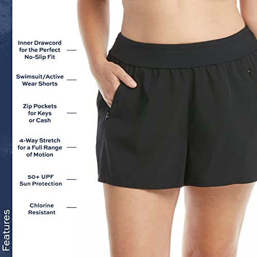 BEACH HOUSE April Swim Shorts with Inner Briefs — Quick Drying Women's Board Shorts Sizes 4-24 Plus2
