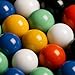 POPLAY 60PCS Glass Marbles Set, for Marble Board Game Chinese Checkers Board Game, 5/8Inch, 6 Colors