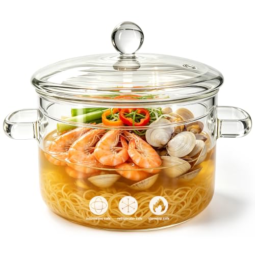 1.5L Borosilicate Stovetop Saucepan