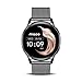 maoo Ventura Smartwatch Damen mit Anruffunktion, 1,32-Zoll-AMOLED-Display, Herzfrequenzmesser, SPO₂, Blutdruckmesser, 100+ Sportmodi, IP67 wasserdicht, inklusive 5 Armbänder (Schwarz)