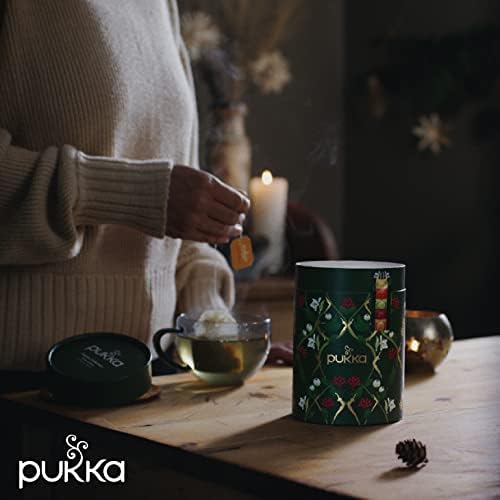 Pukka Herbs Winter Collection Gift, Selection of Winter Warming Organic Herbal Teas, Variety, 30 Count