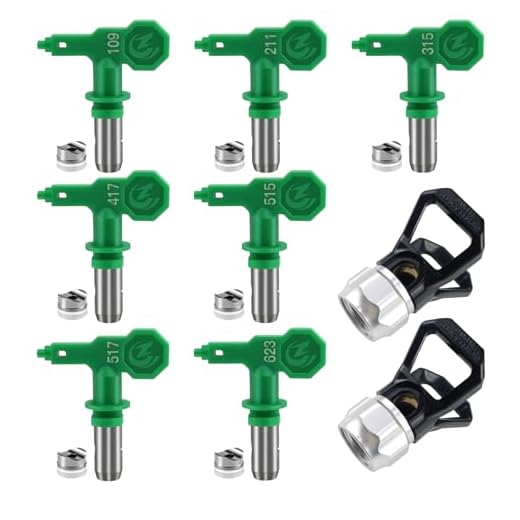 7 Pcs Airless Spray Nozzle Tips Set