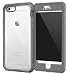 iPhone 6s Plus Case, Apple iPhone 6s Plus, rooCASE Glacier Tough [Mil-Spec MIL-STD-810G/MIL-STD-810F] Clear Back Panel Hybrid PC / TPU Shock-Absorbing Heavy Duty Dual iPhone 6s Plus - Gray
