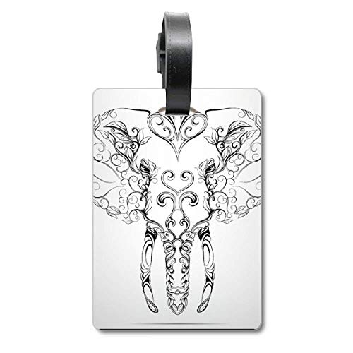 Étiquette valise motif éléphant Mammoth accessoire voyage pour sac à dos