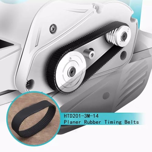 Qunyince 2x CT2610387984 HTD 201-3M-14 Gummihobelantriebsriemen 67 Zähne kompatibel mit Bosch Skil
