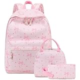 Bluboon School Backpack Set Girls Womens Laptop Bookbag Casual Daypack Fits 15...