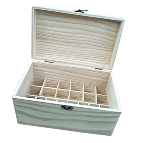 Coffret en bois huile essentielle et boîte de stockage pour 28 flacons 10ml et 30ml
