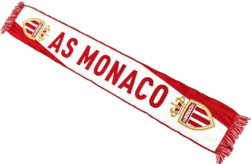 AS MONACO Echarpe ASM - Collection Officielle Football - Taille 138 cm