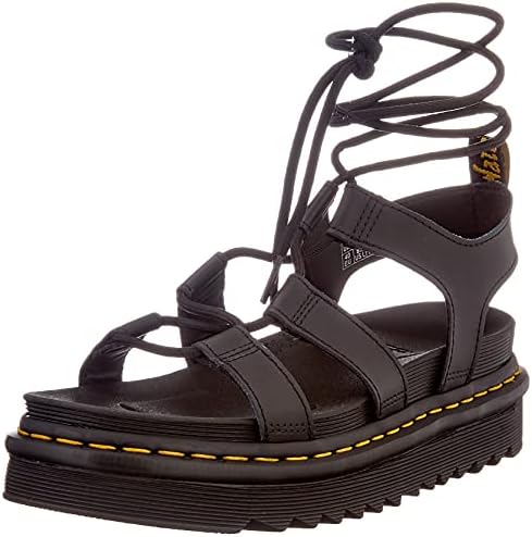 Dr. Martens Women's DM24641001_38 Sandal, Black, 7