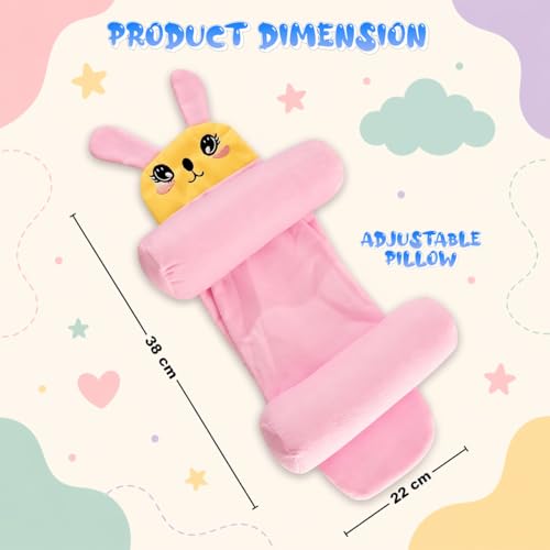 Image of Baby Pillow Combo Set for Newborns & Infants | Toddler Pillow Head Support Cushions with Plush Side Rollers for 0-12 Months