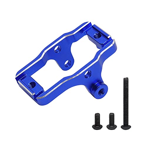 Gthele Aluminum Servo Mount Bracket For Traxxas Trx4M Upgrade Parts 1/18 Rc Crawler Car (Dark Blue) #TOP5