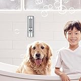 Dispensador de jabón de montaje en pared, dispensador de jabón comercial, dispensador de jabón manual, dispensador de gel de ducha sin taladro, dispensador de baño, dispensador de jabón manual de