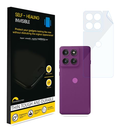 Image of Self-Healing Screen Protector for Motorola Edge 60 Pro, Invisible Bubble-Free Protection - With Easy Installation kit (Clear Body)
